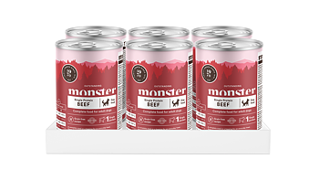 Monster Dog Adult Single Beef 400 gr våtfoder för hund