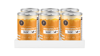 Monster Dog Adult Single Duck 400 gr våtfoder för hund
