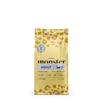 Monster Cat Orig. Adult Chick/Turkey 2 kg