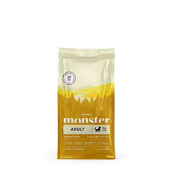 Monster Dog Orig. Adult Chick/Turkey 2 kg