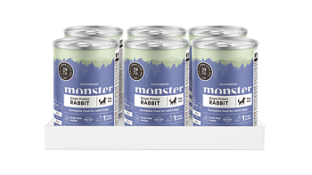 Monster Dog Adult Single Rabbit 400 gr våtfoder för hund