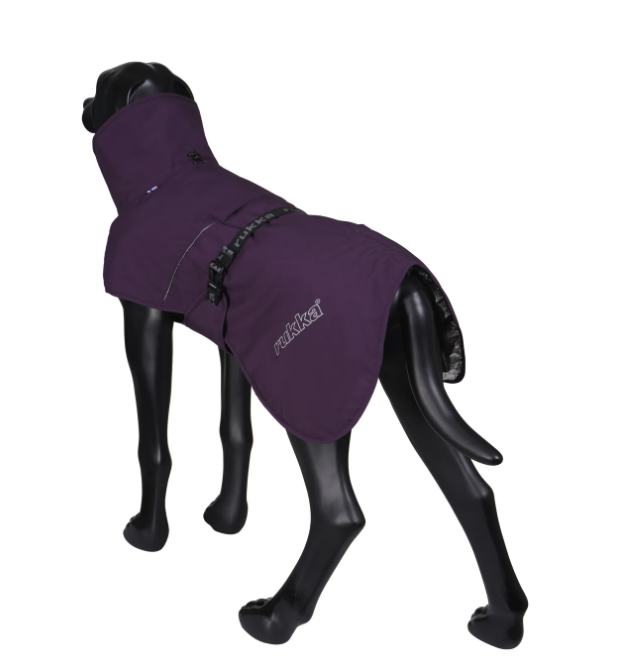 Rukka Pets Trust Foil Coat - hundtäcke i lila - 4