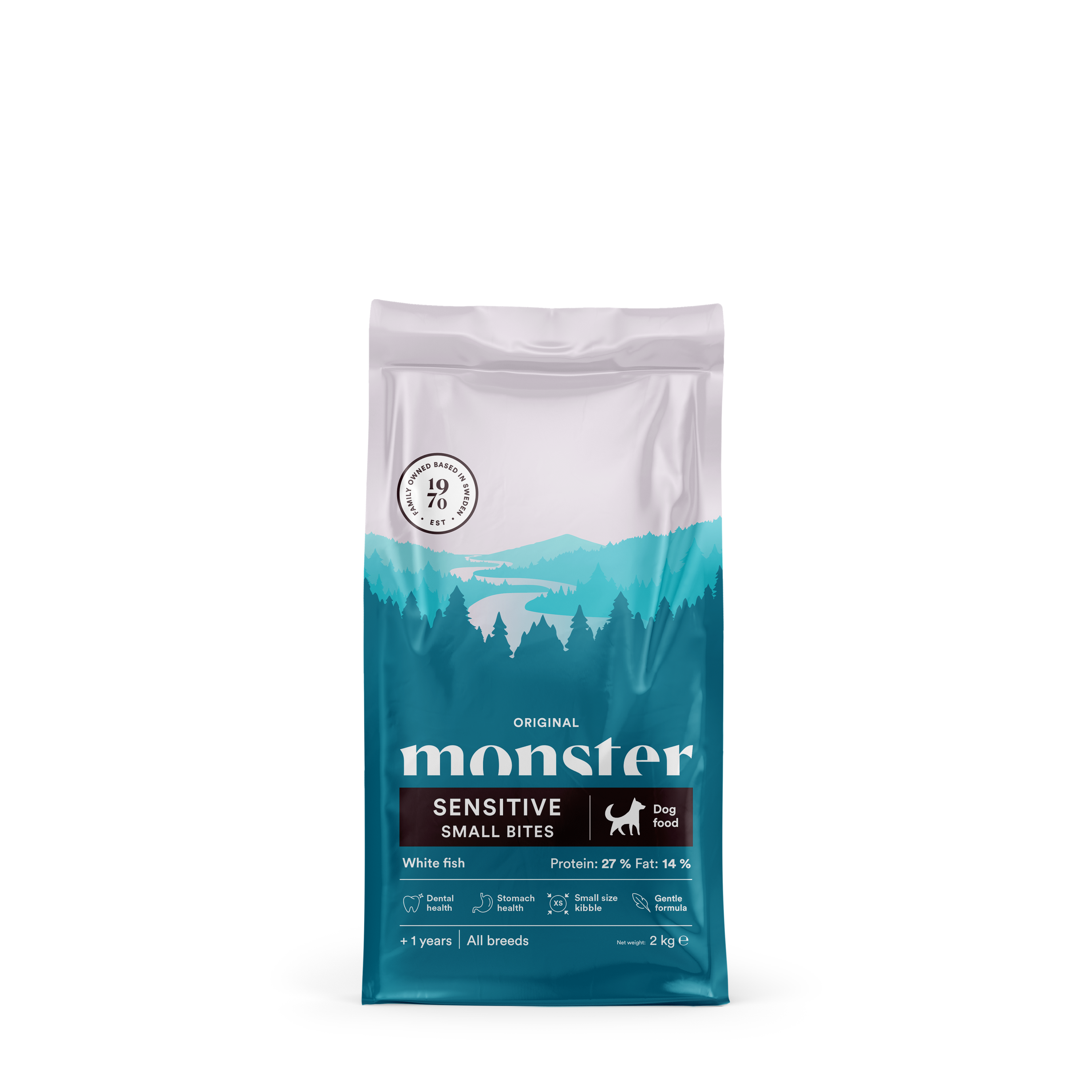 Monster Dog Orig. Sens. White fish Small bites 2 kg