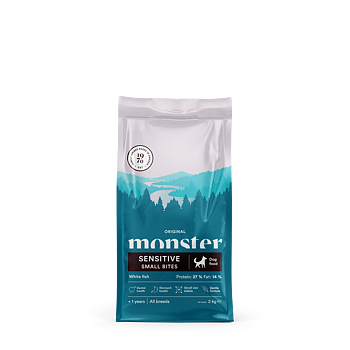 Monster Dog Orig. Sens. White fish Small bites 2 kg