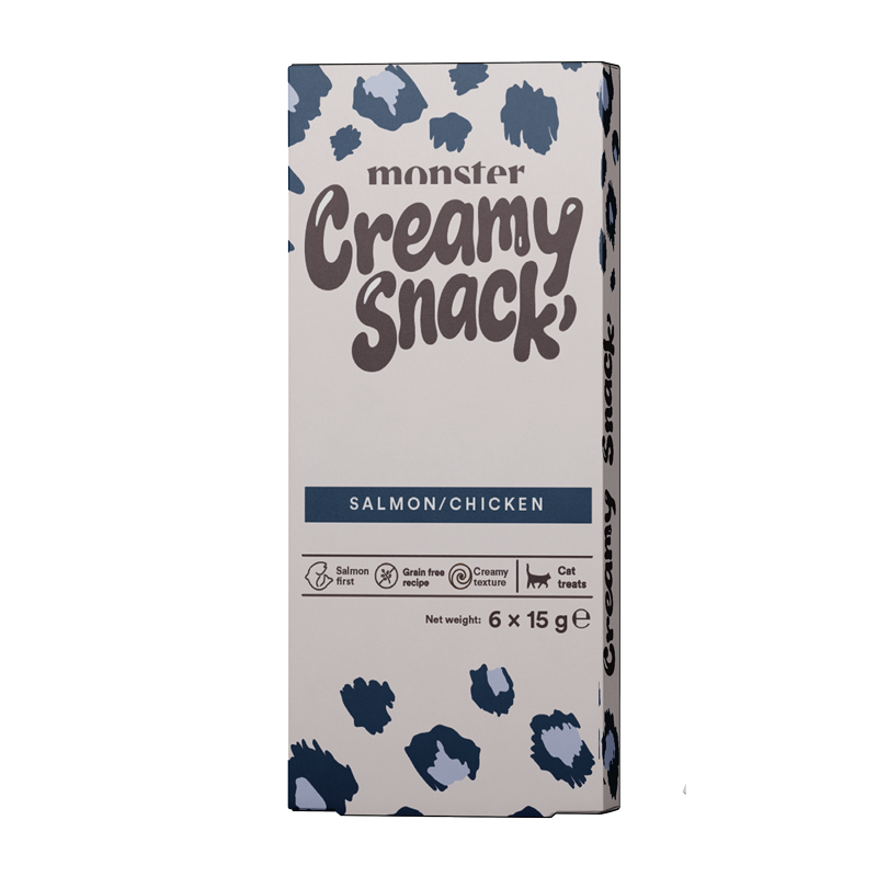 Monster Cat Creamy Snack Salmon/Chicken (20 pcs)