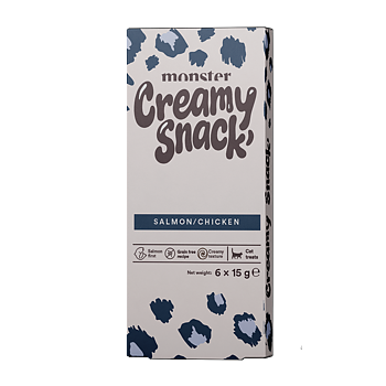 Monster Cat Creamy Snack Salmon/Chicken (20 pcs)
