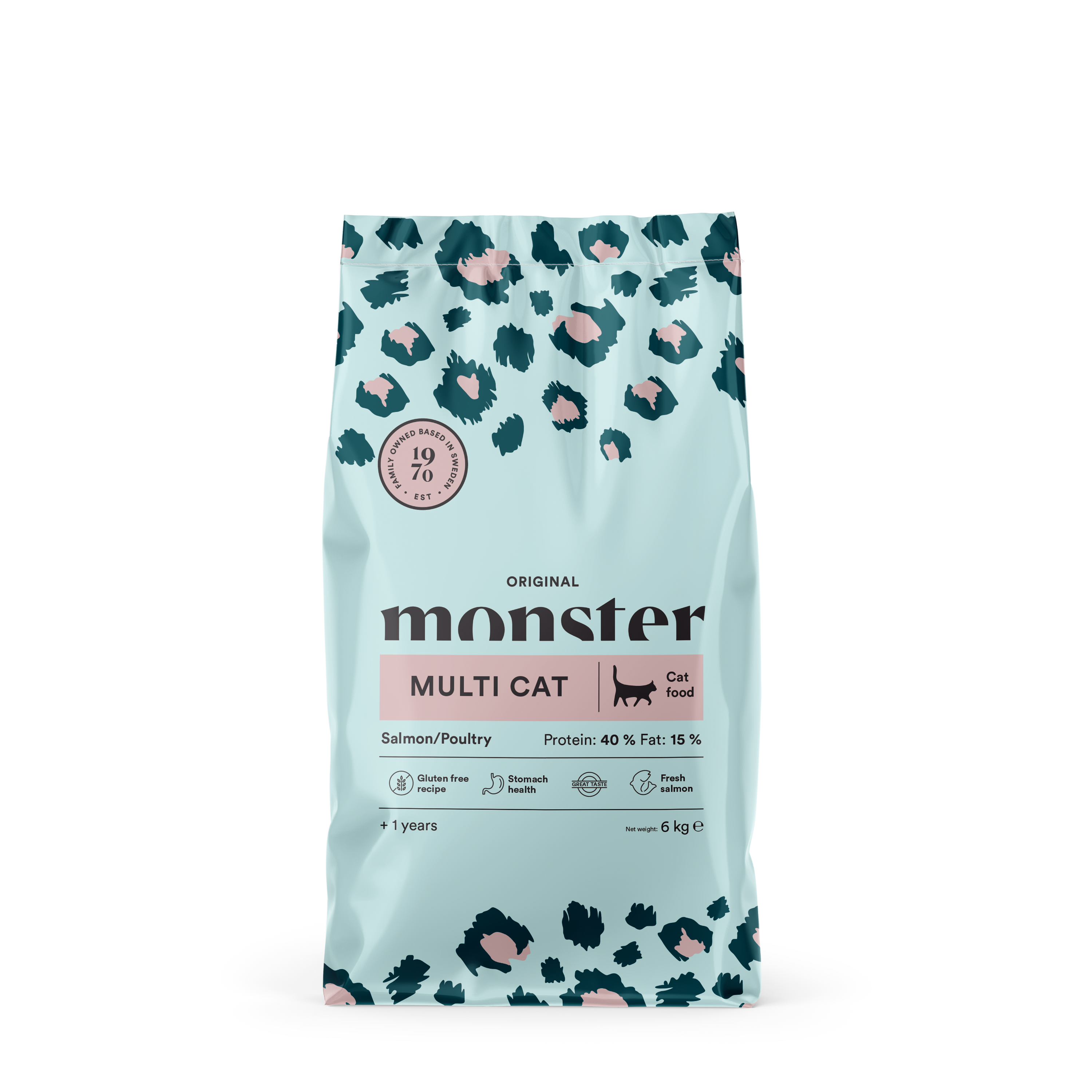Monster Cat Orig. Multicat Salmon/Poultry 6 kg
