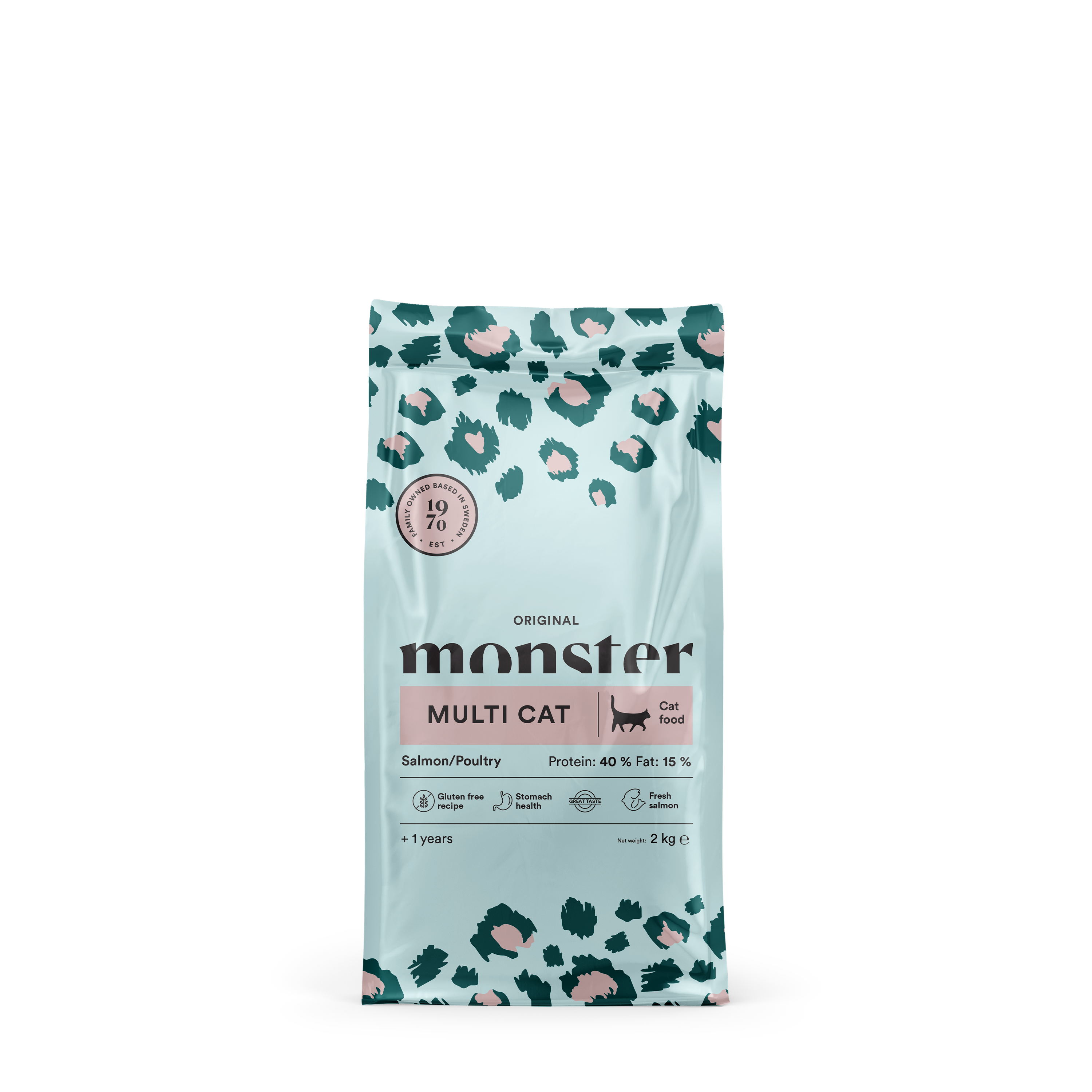 Monster Cat Orig. Multicat Salmon/Poultry 2 kg