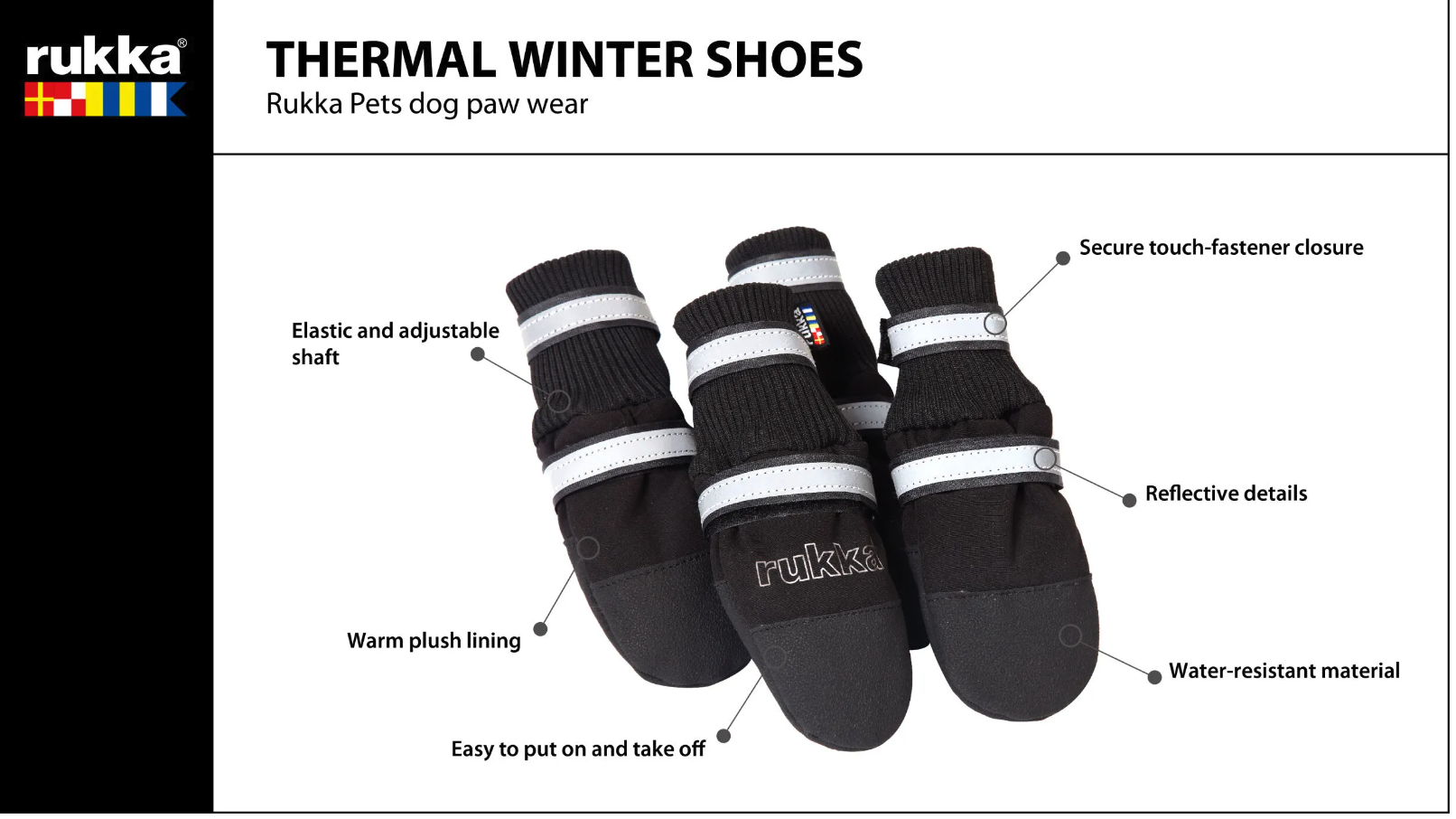 Rukka Pets Thermal Winter Shoes - 6