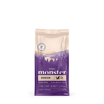 Monster Dog Orig. Senior Chick/Turkey 2 kg