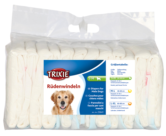 Trixie Blöja Hanhund 12-pack - 2 storlekar