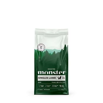Monster Dog GF Singles Lamb 2 kg