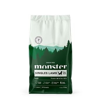 Monster Dog GF Singles Lamb 12 kg