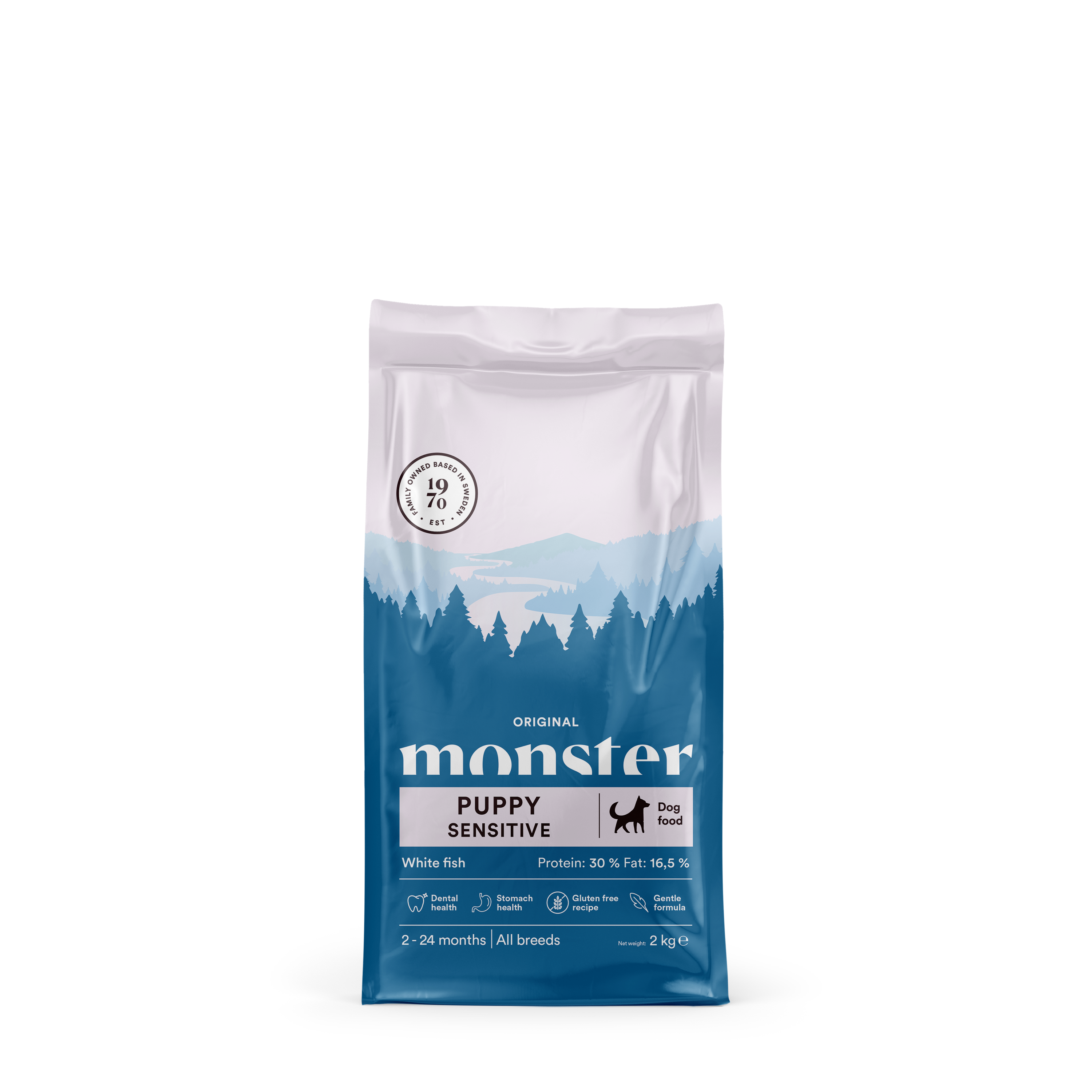 Monster Dog Orig. Puppy Sens. White Fish 2 kg