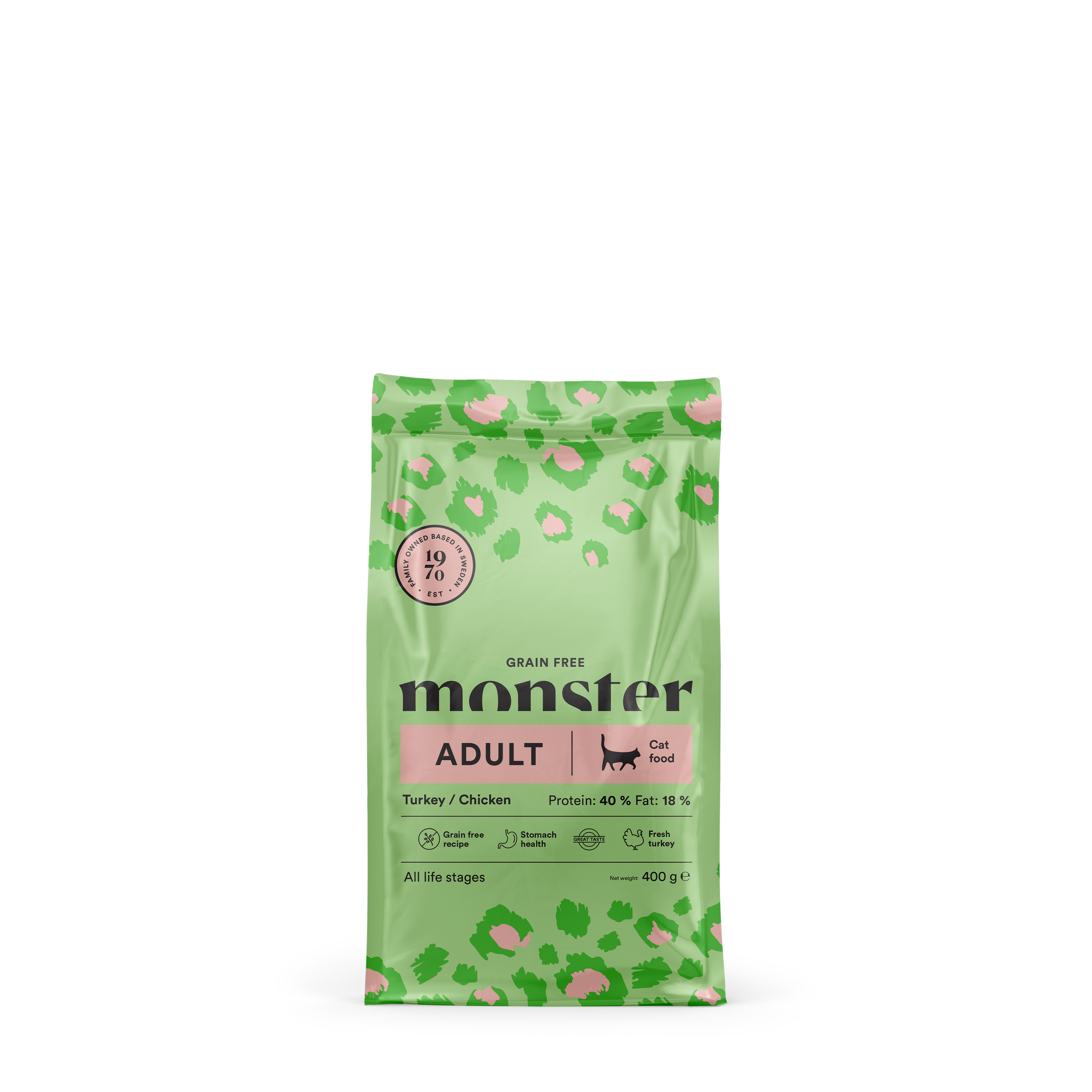 Monster Cat GF Adult Turkey/Chick 400 g