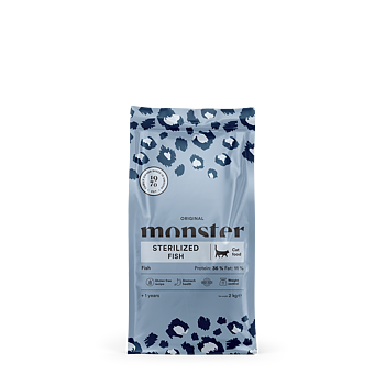 Monster Cat Orig. Sterilized Fish 2 kg