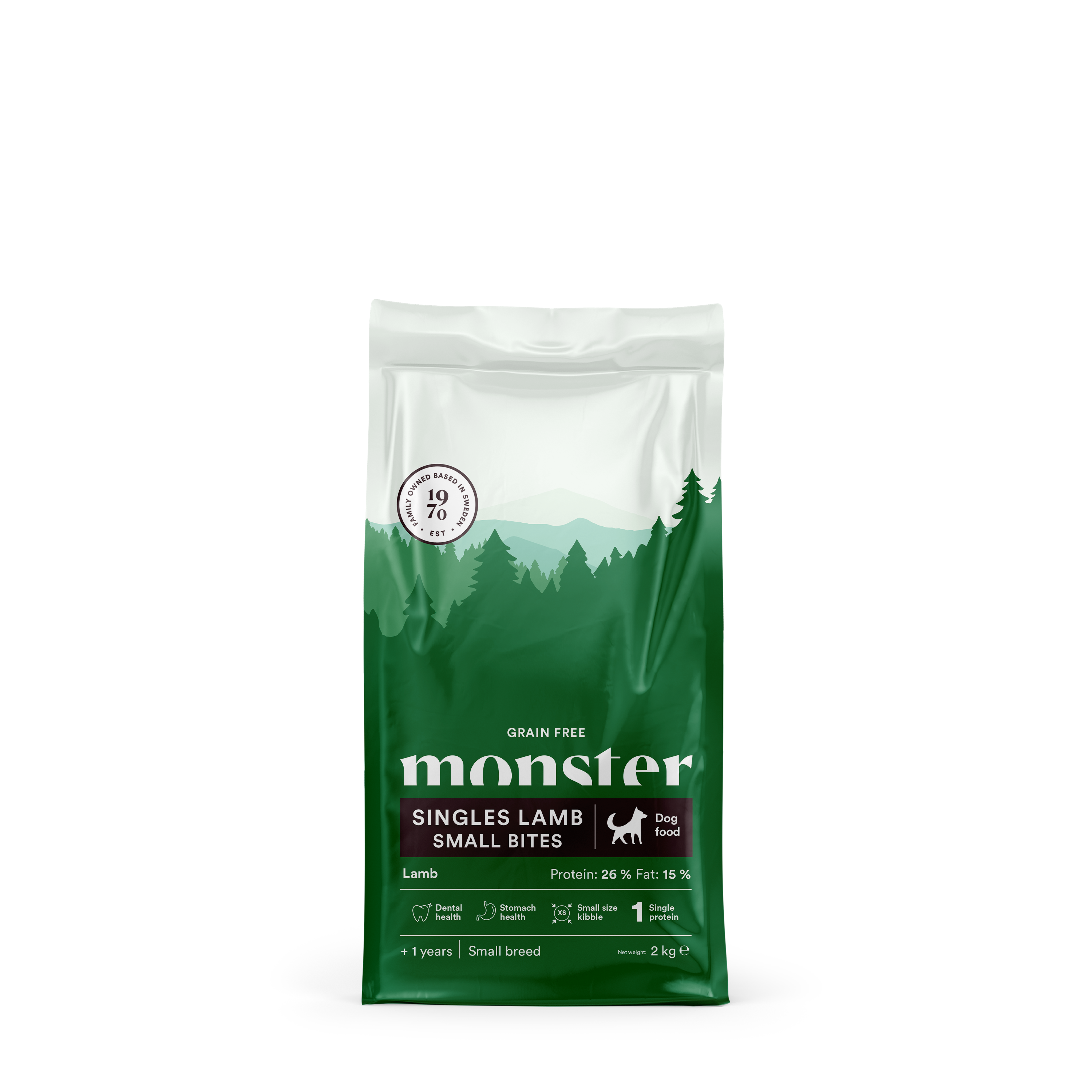 Monster Dog GF Singles Lamb Small Bites 2 kg