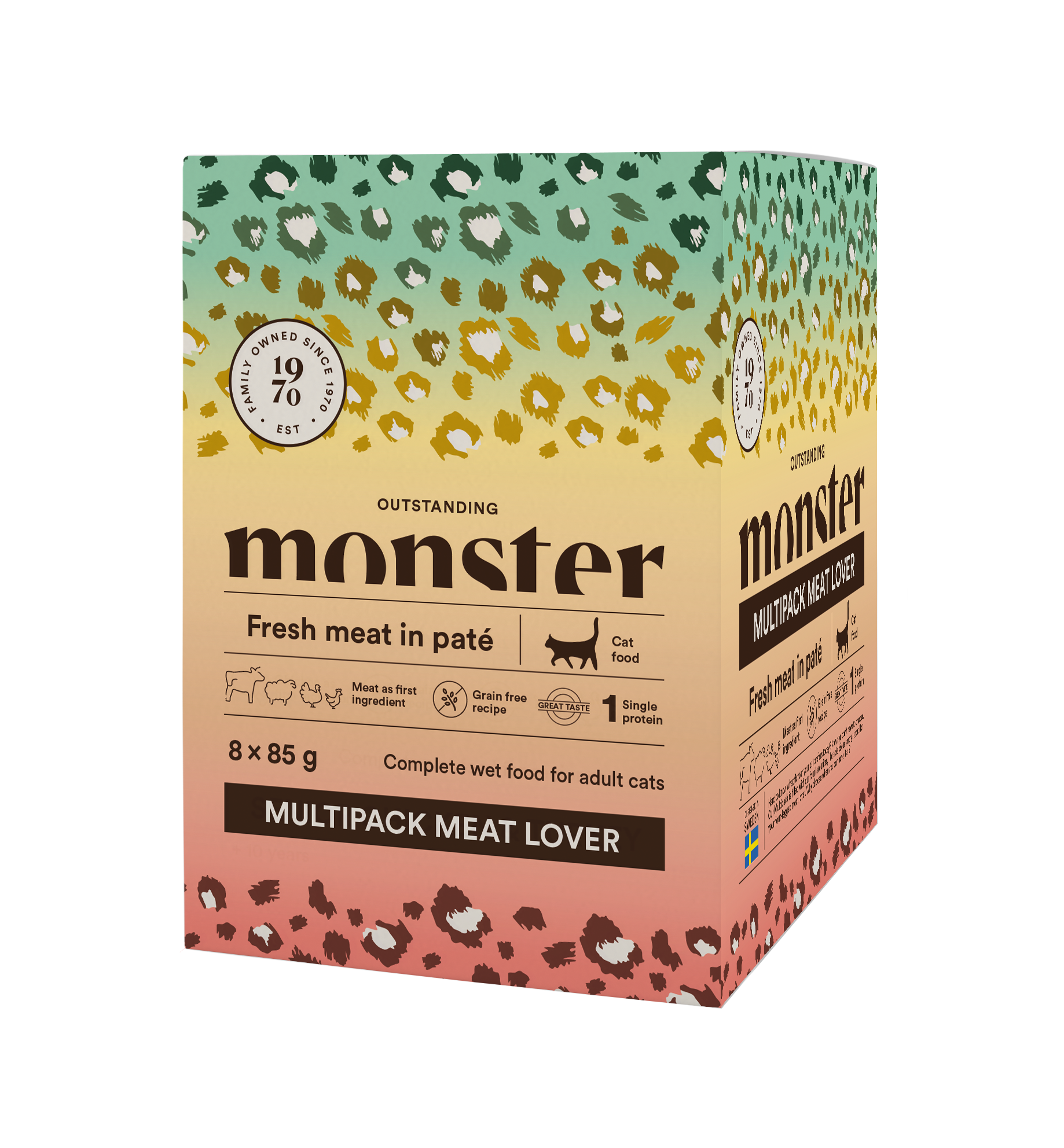 Monster Cat Pouches Multipack Meat Lover 85 g