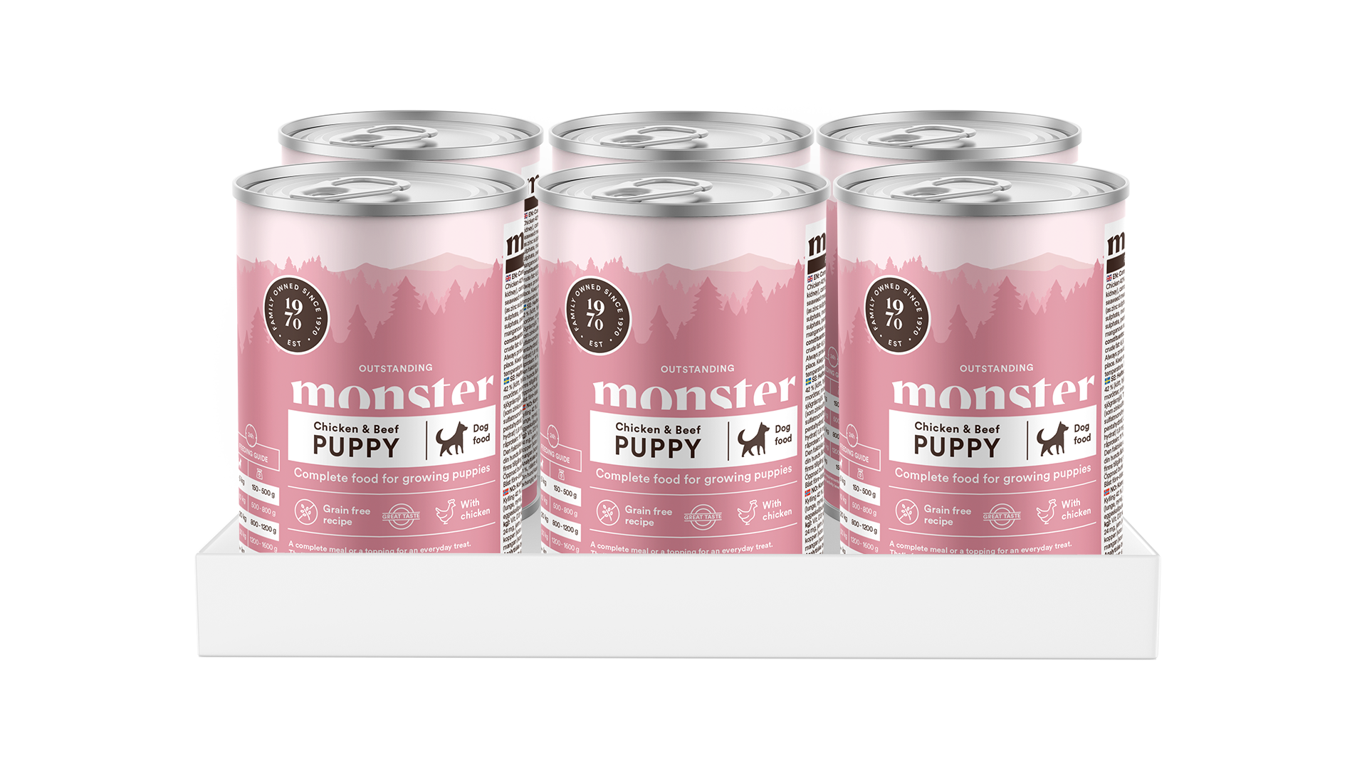 Monster Dog Puppy Chicken 400 gr våtfoder för valp