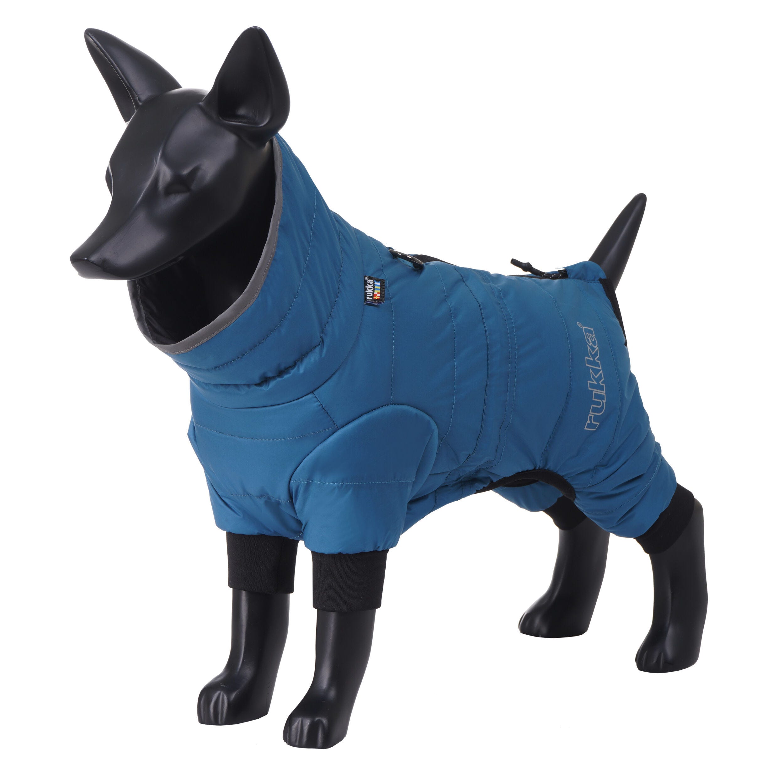 Rukka Pets Tempo Mini Overall – vadderad vinteroverall för små hundar, blå - 2
