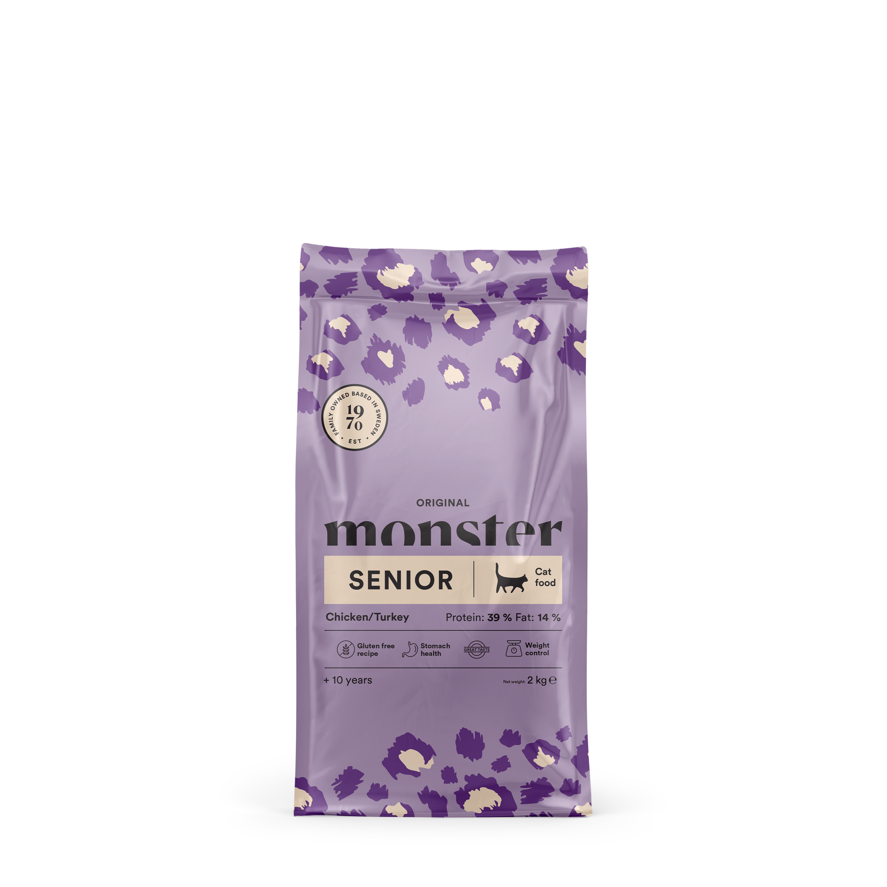 Monster Cat Orig. Senior Chick/Turkey 2 kg