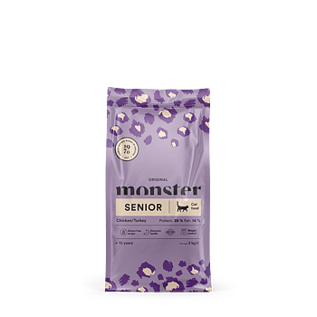 Monster Cat Orig. Senior Chick/Turkey 2 kg