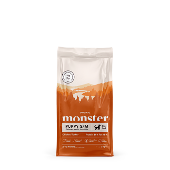 Monster Dog Orig. Puppy S/M Chick/Turkey 2 kg