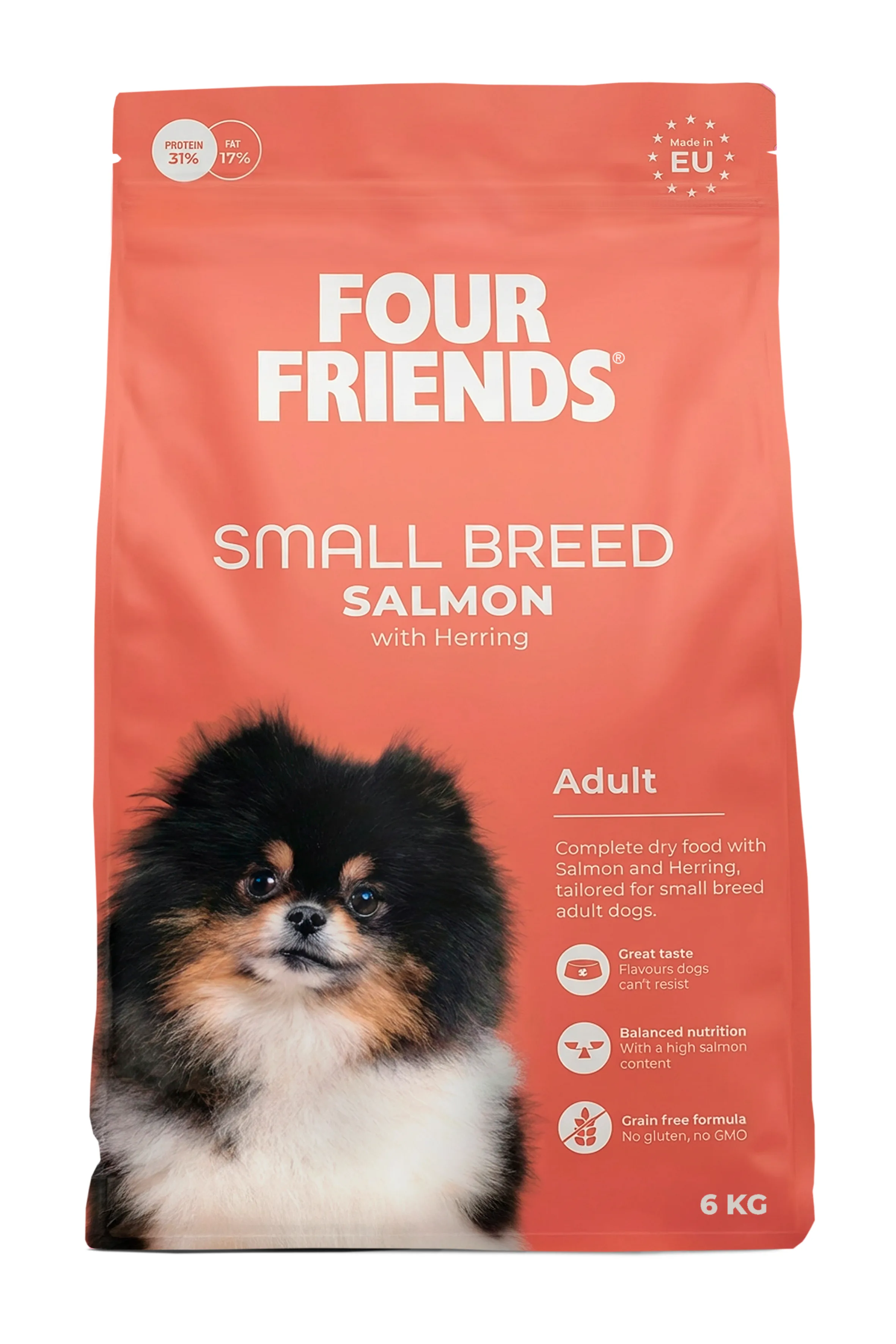 Four Friends Dog Small Breed Salmon 6 kg