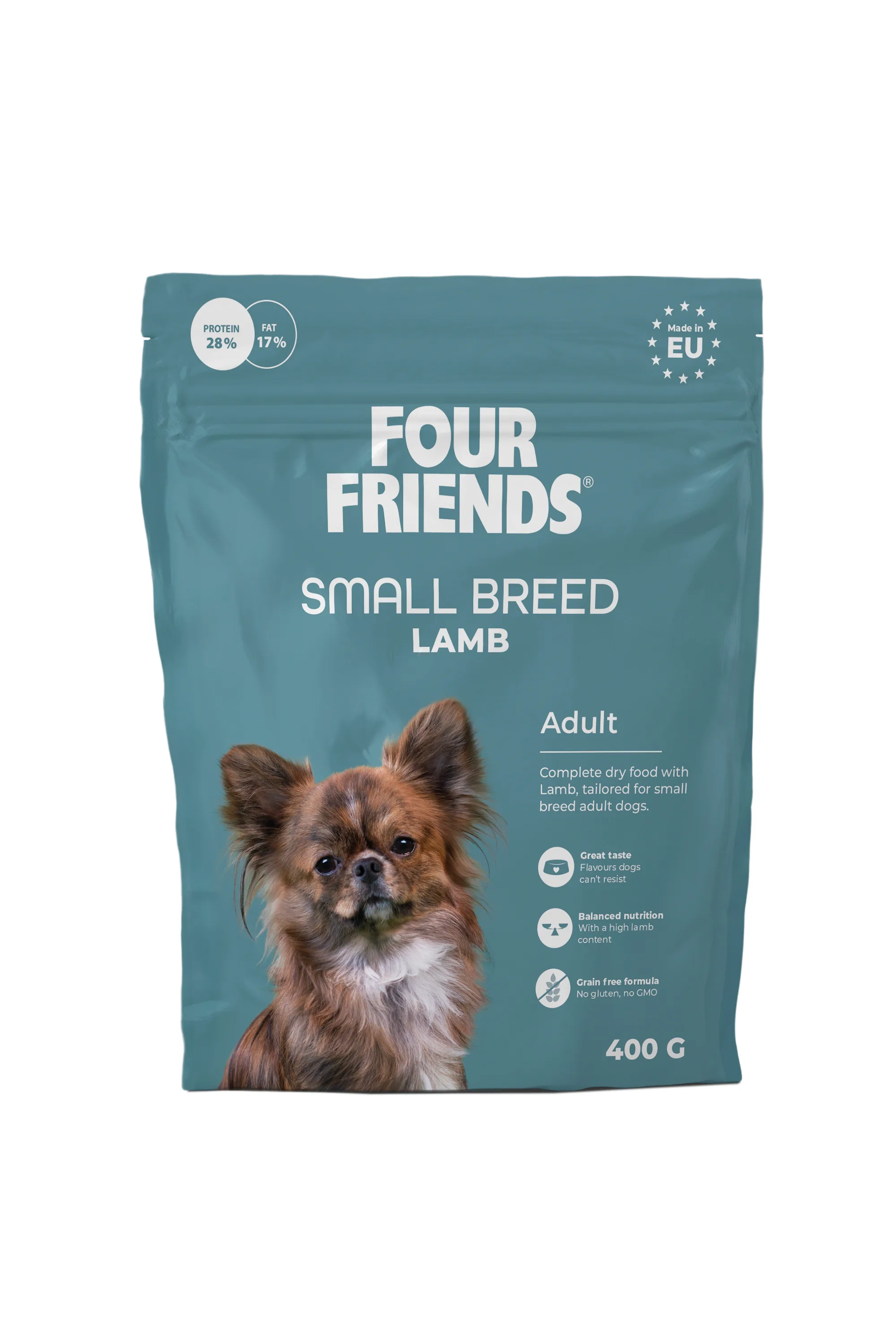 Four Friends Dog Small Breed Lamb 400 g