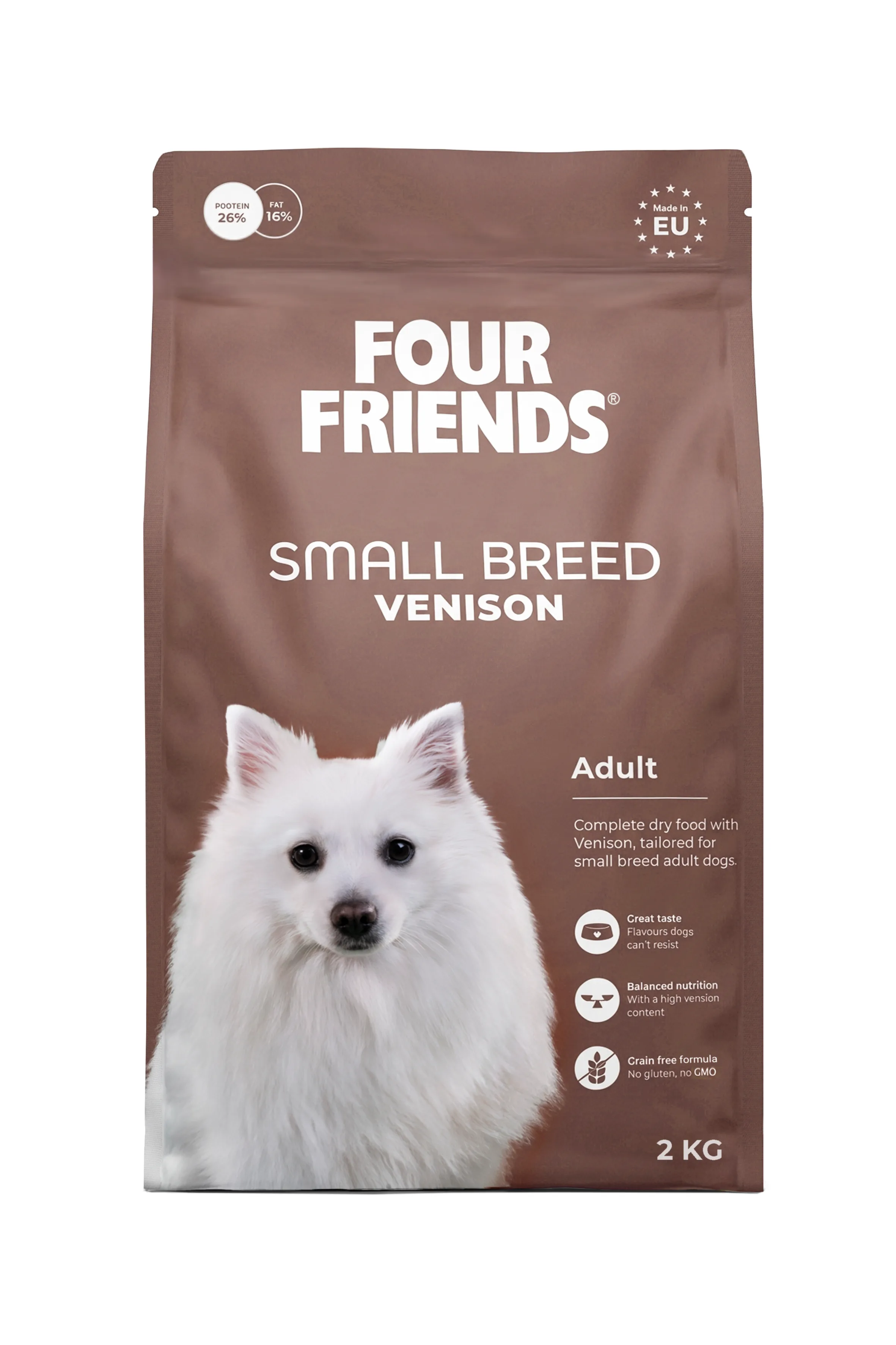 Four Friends Dog Small Breed Venison 2 kg