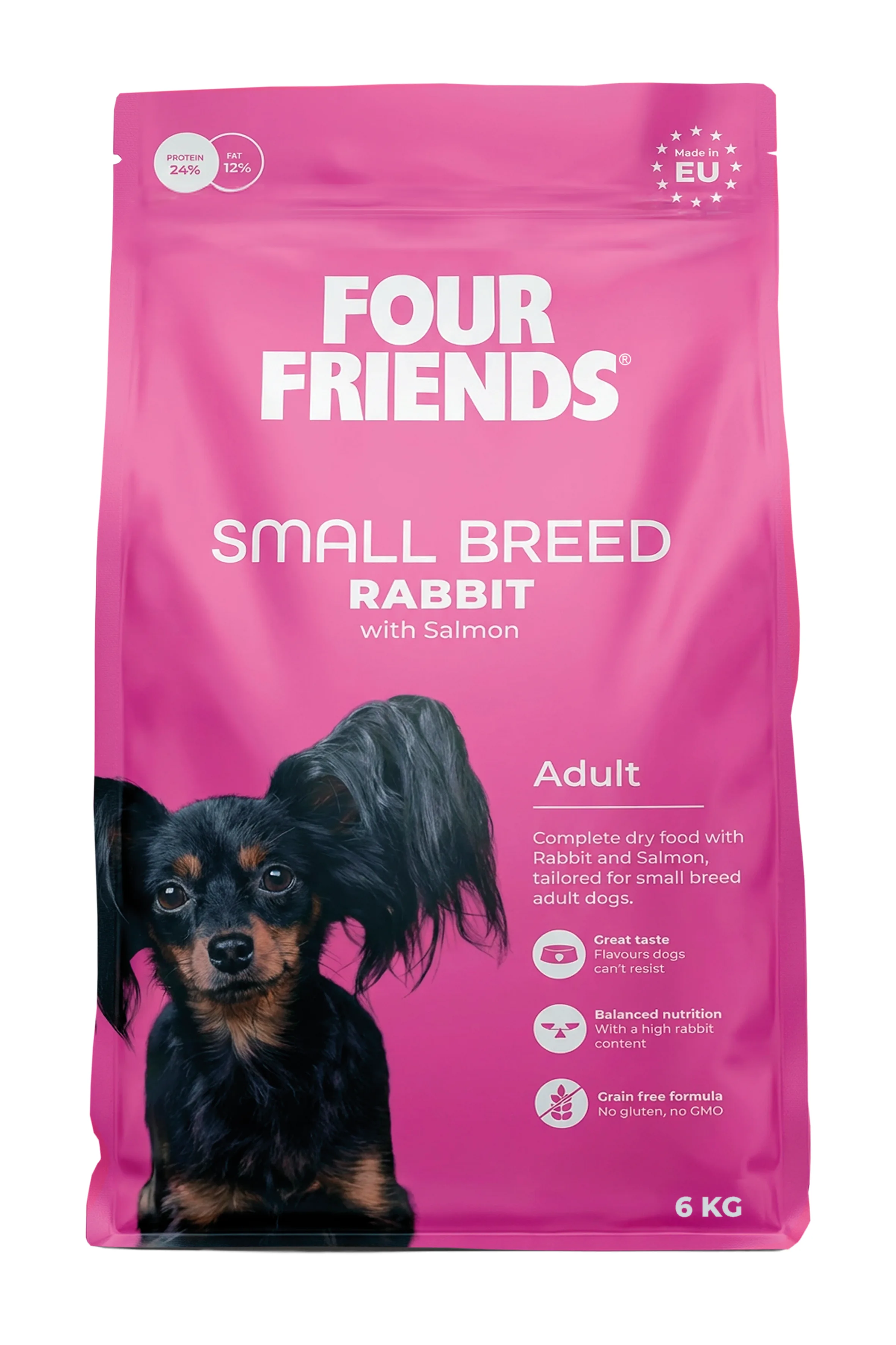 Four Friends Dog Small Breed Rabbit 6 kg