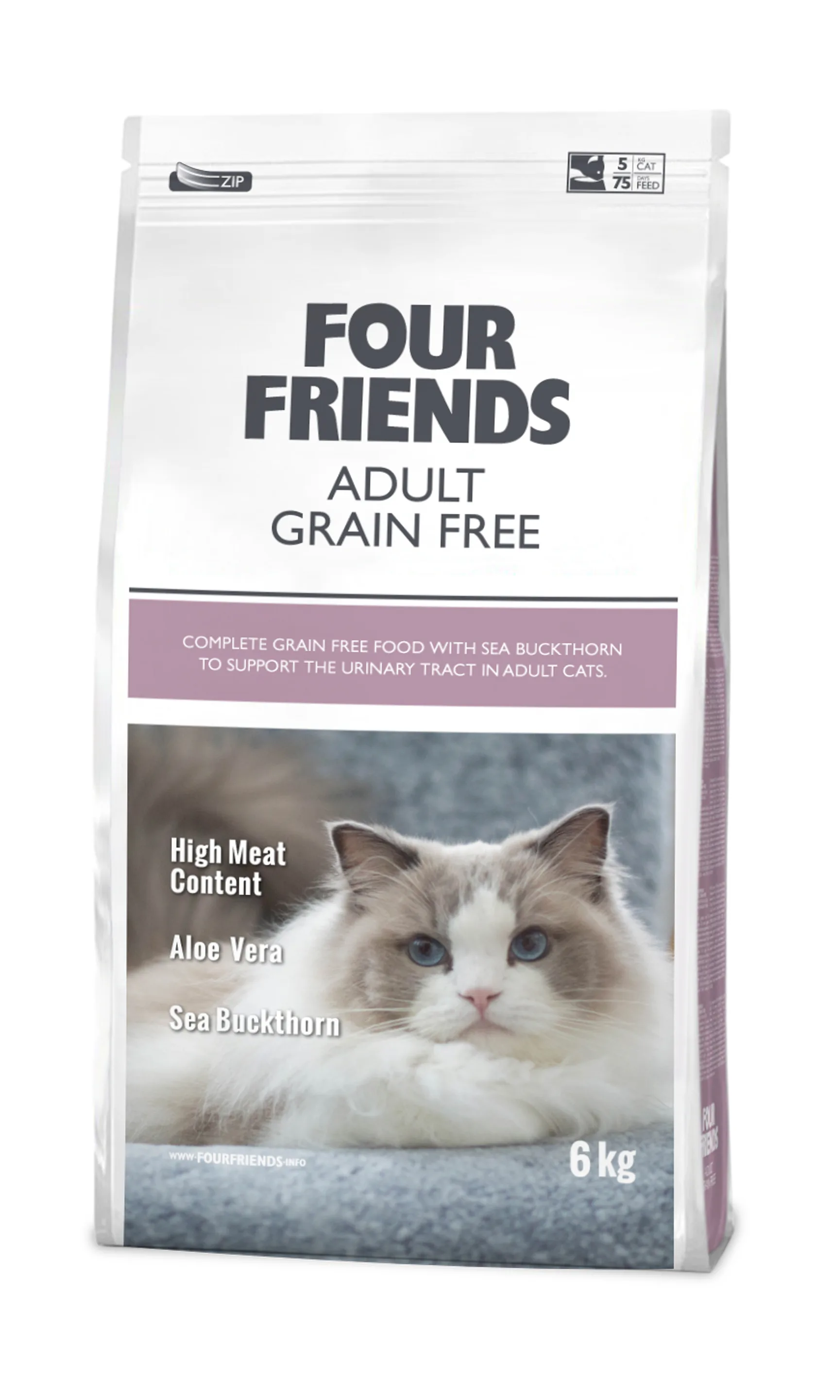 Four Friends Cat Grain Free Adult 6 kg