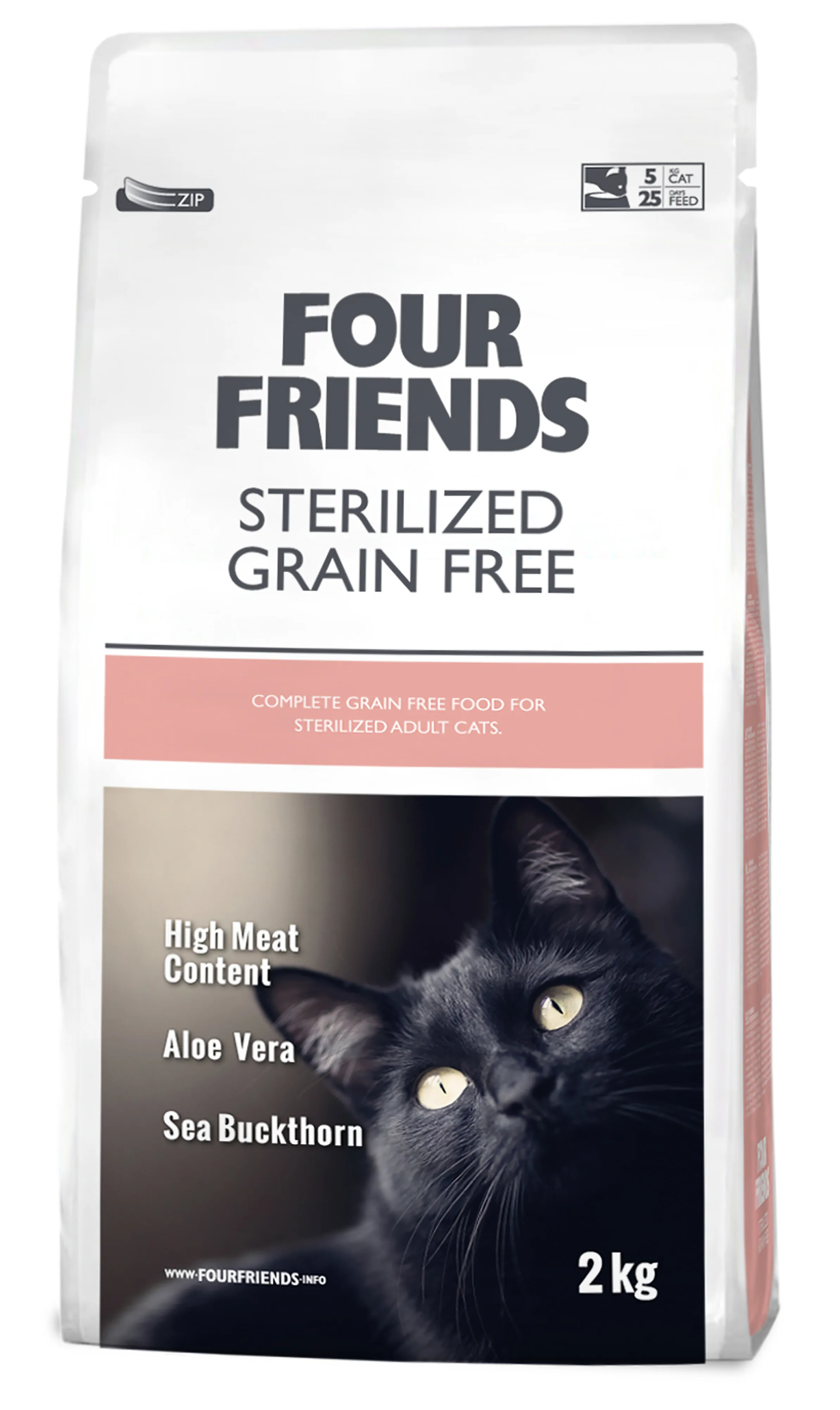 Four Friends Cat Grain Free Sterilized 2 kg - 2