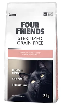 Four Friends Cat Grain Free Sterilized 2 kg