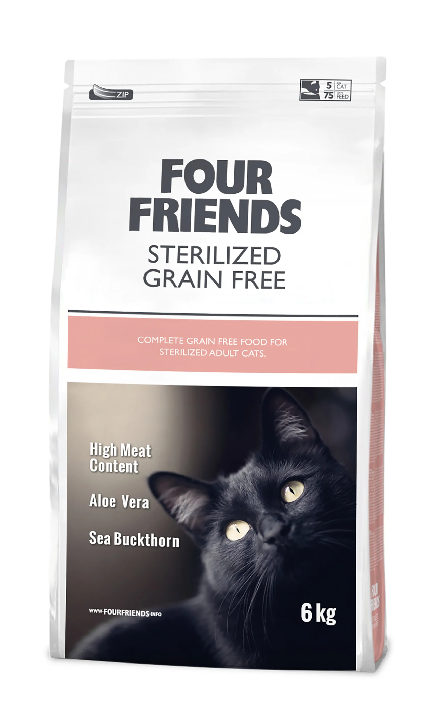 Four Friends Cat Grain Free Sterilized 6 kg