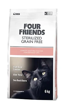Four Friends Cat Grain Free Sterilized 6 kg