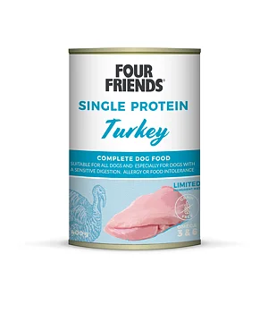 Four Friends Dog Turkey can 400 g