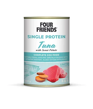 Four Friends Dog Tuna & SP can 400 g