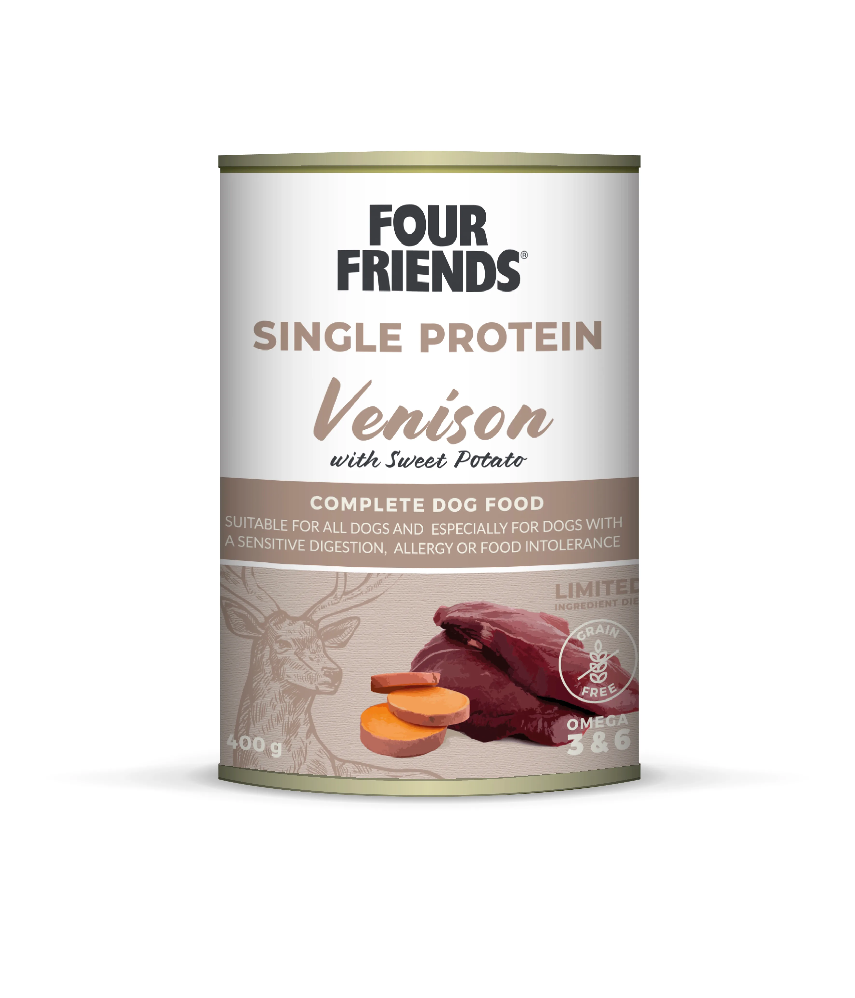 Four Friends Dog Venis on & SP can 400 g
