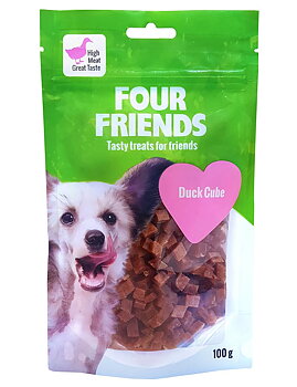 Four Friends Dog Duck Cube -( 100g eller 400g)
