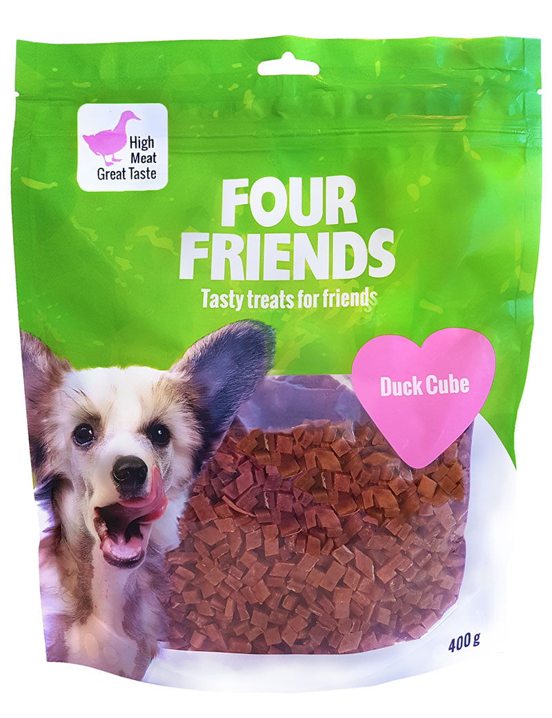 Four Friends Dog Duck Cube -( 100g eller 400g) - 2