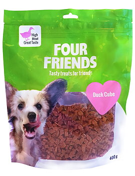 Four Friends Dog Duck Cube -( 100g eller 400g)