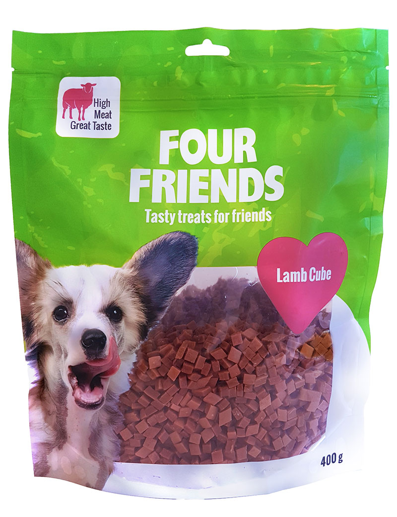 Four Friends Dog Lamb Cube - (100 g & 400 g) - 3