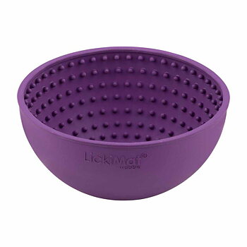 LickiMat Wobble slickmatta - lila 17x8cm