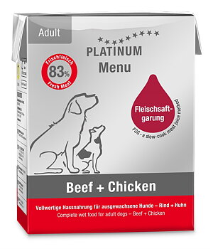 Platinum Menu Beef + Chicken våtfoder