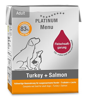 Platinum Menu Turkey + Salmon våtfoder