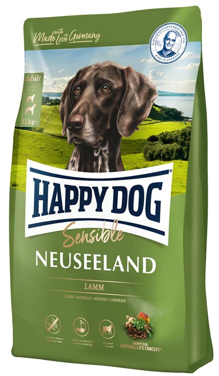 Happy Dog Sensible Neuseeland 11 kg – lamm för känslig mage