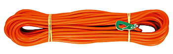 Alac spårlina i gummi, 6 mm x 15 m, orange