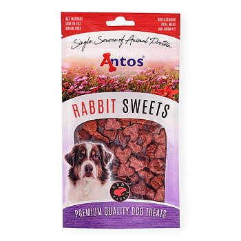 Antos Rabbit Sweets 100 g – hundgodis med kanin