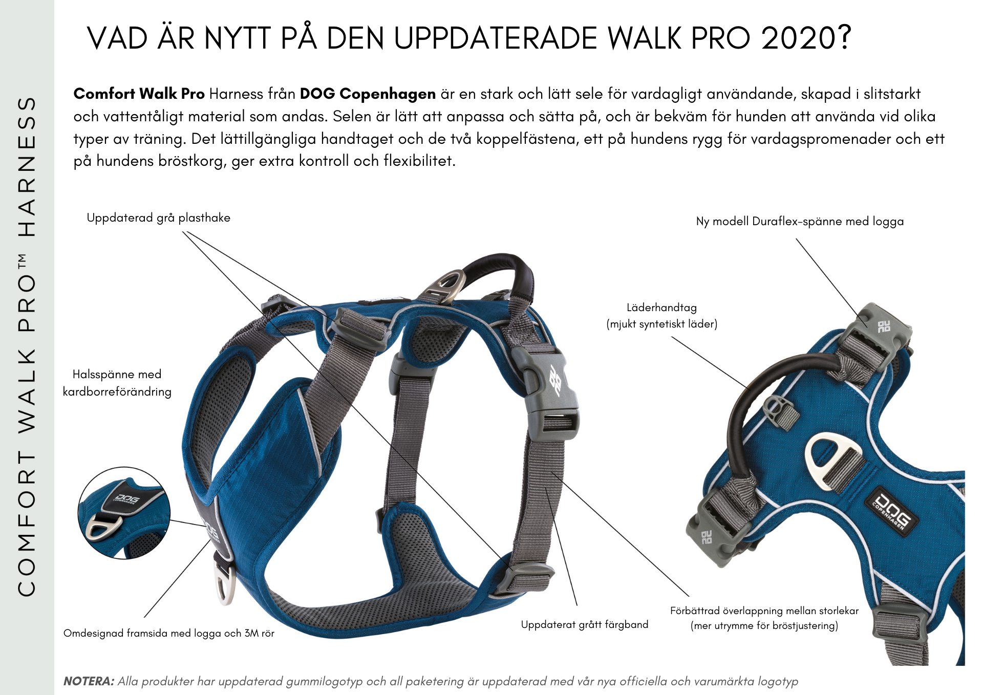 Dog Copenhagen Comfort Walk PRO Sele Svart - 3